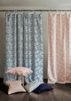 Punch Paisley Printed Fabric by Neisha Crosland features a delicate floral paisley pattern on high-quality linen, blending classic motifs with modern elegance. Ideal for upholstery, drapery, and soft furnishings, it adds refined charm and contemporary style to residential and boutique interiors.